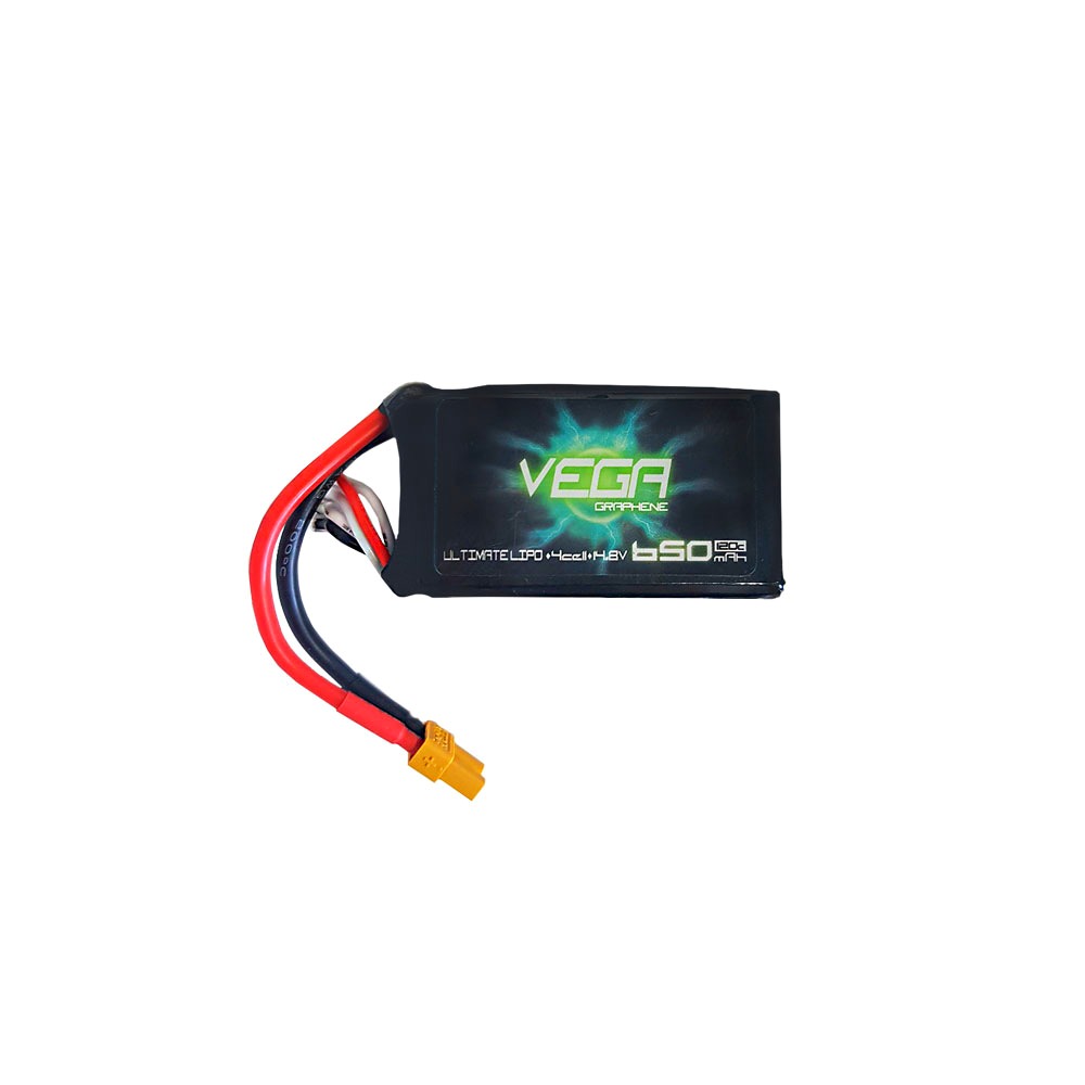 �˾���ũ  [VEGA] ���� �׷��� 14.8V 650mAh 120C ��Ƭ������ ���͸� - XT30 2