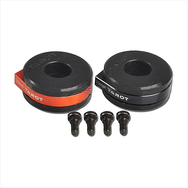 [ܼ] TL68B10 / TI6810 [TR] IRON-MAN 680PRO/690S CF Common Rail Mounting System (Orange/Black/10mm)