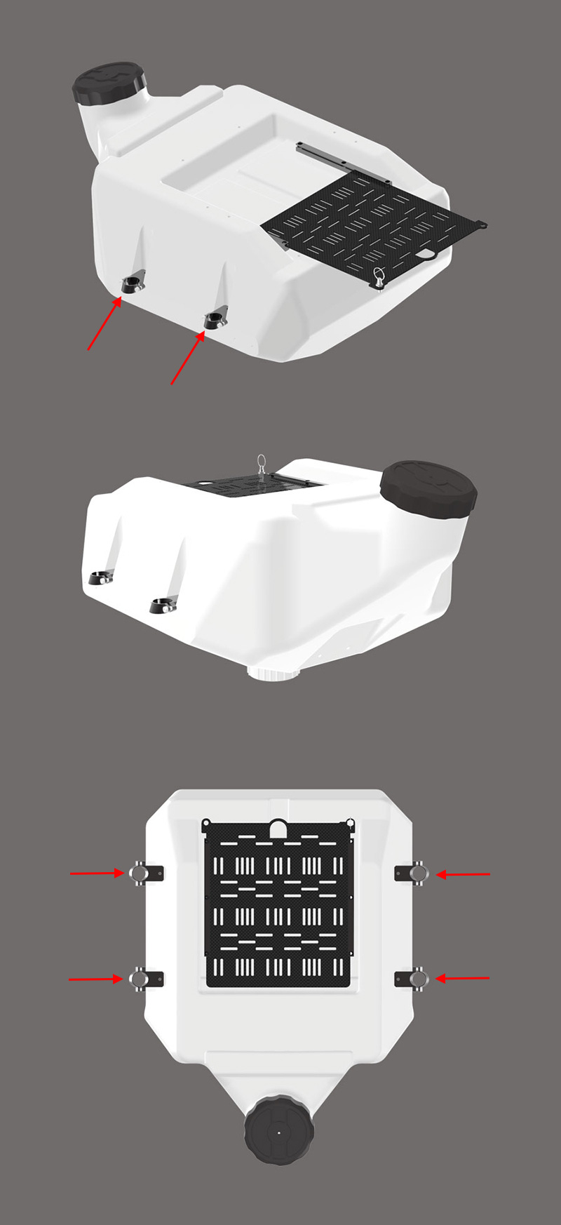 [ܼ] WJD-SMFT18-16L [WJD] Landing Skid Metal Fuel Tank Joiner(18/L/R Set/16L)