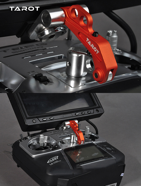 [˾ũ] TL80019-01 [TR] FPV Monitor Balance Adaptor for Futaba/Spektrum TX(Orange) 1