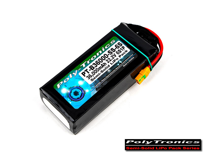 �˾���ũ PT-B36000_SS-6S [HYBRID] PT-B36000-SS-6S (22.2V/6S1P /XT90-S/Semi-Solid) �ݰ�ü ���͸� 3