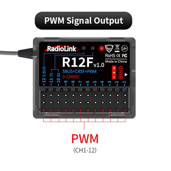 �˾���ũ R12F [RadioLink] ������ũ R12F 12ä�� ���� �ùķ��̼� ���ű� (T8FB �������) 6