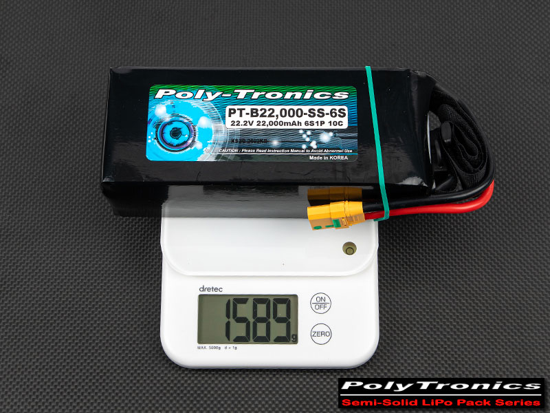 �˾���ũ PT-B22000_SS-6S [HYBRID] PT-B22000-SS-6S (22.2V/6S1P /XT90-S/Semi-Solid) �ݰ�ü ���͸� 6