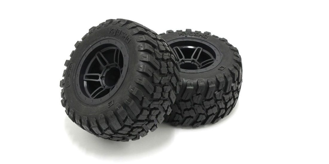 �˾���ũ KYFATH501BK [KYOSHO] GluedTire �� Wheel Set (RAGE2.0/BK/2pcs) 1