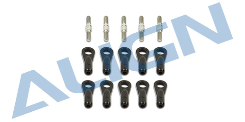 �˾���ũ H47H004AXW [Align] T-Rex470L/LM Counter Thread Main Linkage Rod Set 1