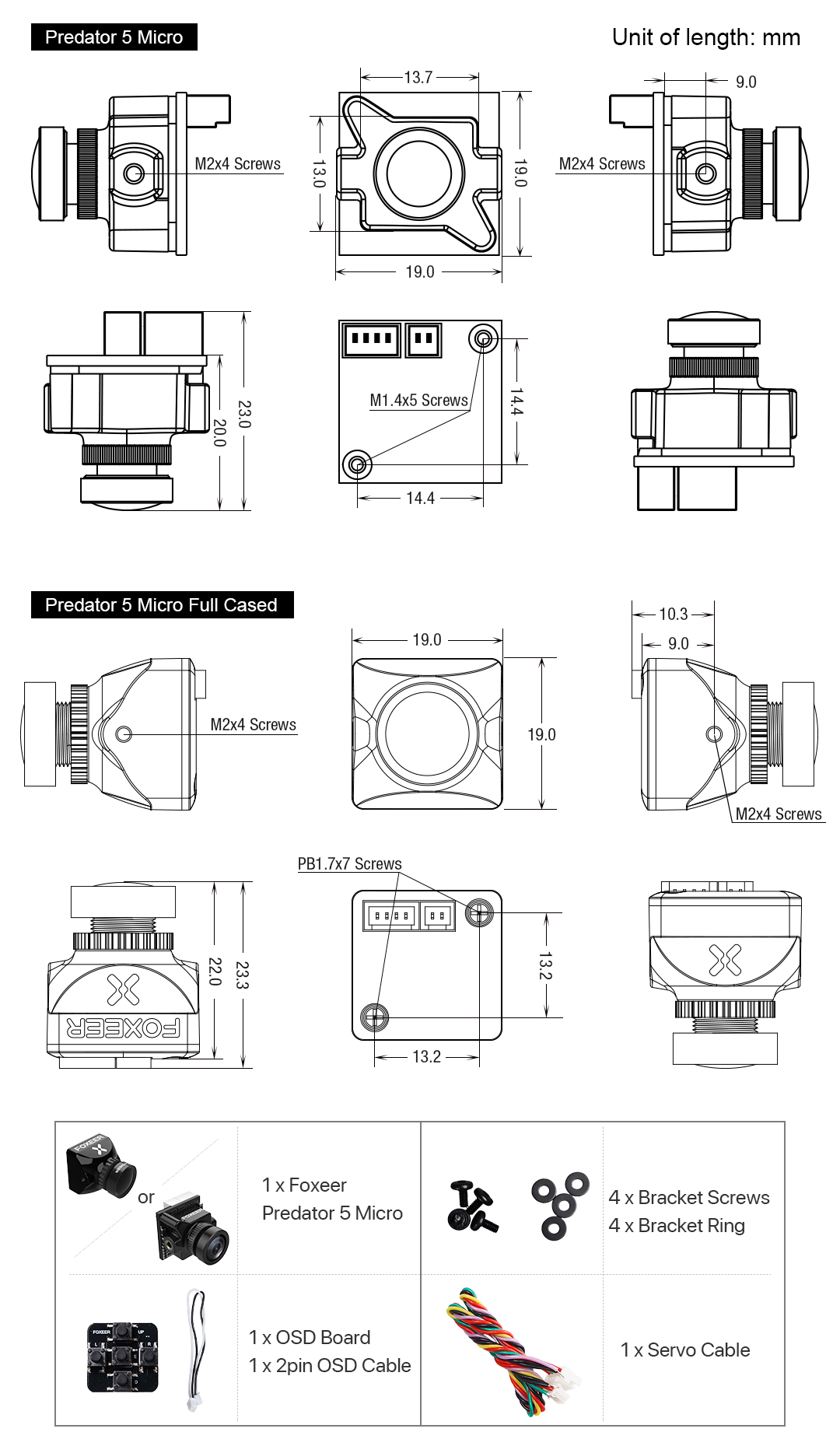 [�˾���ũ]  [Foxeer] ���þ� �������� ����ũ�� V5 Ǯ���̽� ī�޶� (����, 1.7mm) 4