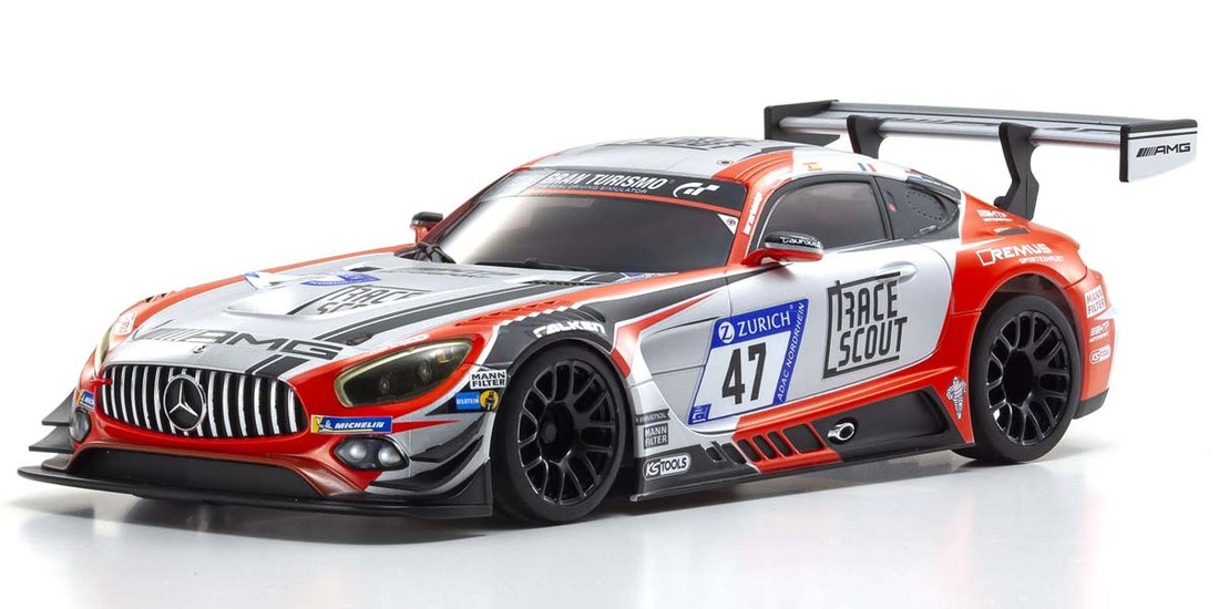 �˾���ũ KY32338FRS [KYOSHO] ���� MINI-Z MR03RWD r/s �޸������� AMG GT3 No.47 �̴��� MINI-Z RCī 1