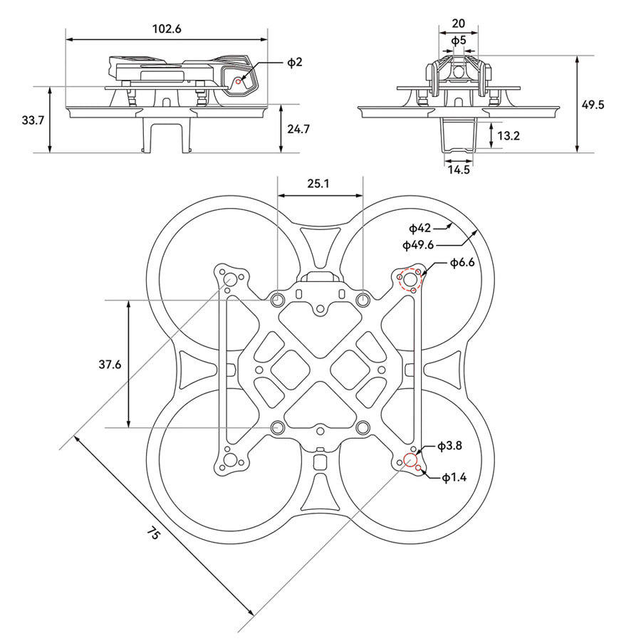 �˾���ũ  ������ Ŷ (BETAFPV Pavo Femto) 2