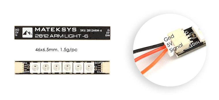 �˾���ũ 2812Arm-4 [Matek] 2812Arm-6 LED ��Ʈ�� (6�� / 4��) 2