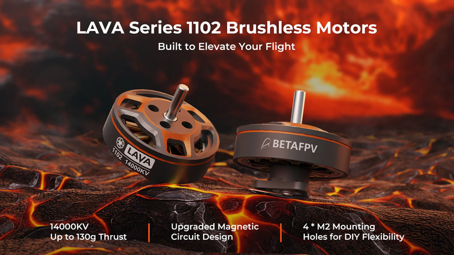 ¾Ë¾¾¹ðÅ© BETAFPV LAVA Series 1102 14000KV ¸ðÅÍ (1pcs) 1