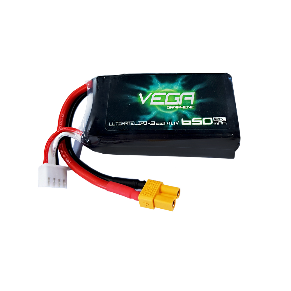 �˾���ũ  [VEGA] ���� �׷��� 11.1V 650mAh 120C ��Ƭ������ ���͸� - XT30 3