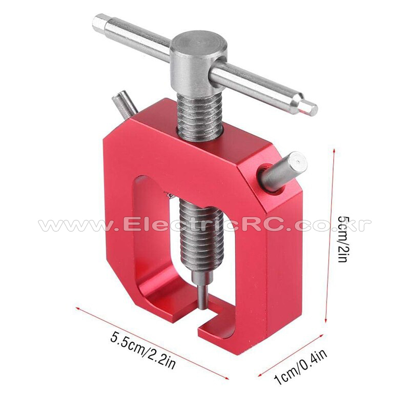 �˾���ũ SRCAA-635 [TR] Standard Pinion Gear Puller Set (2/3/4mm Head Pin/Red) - High Grade 4