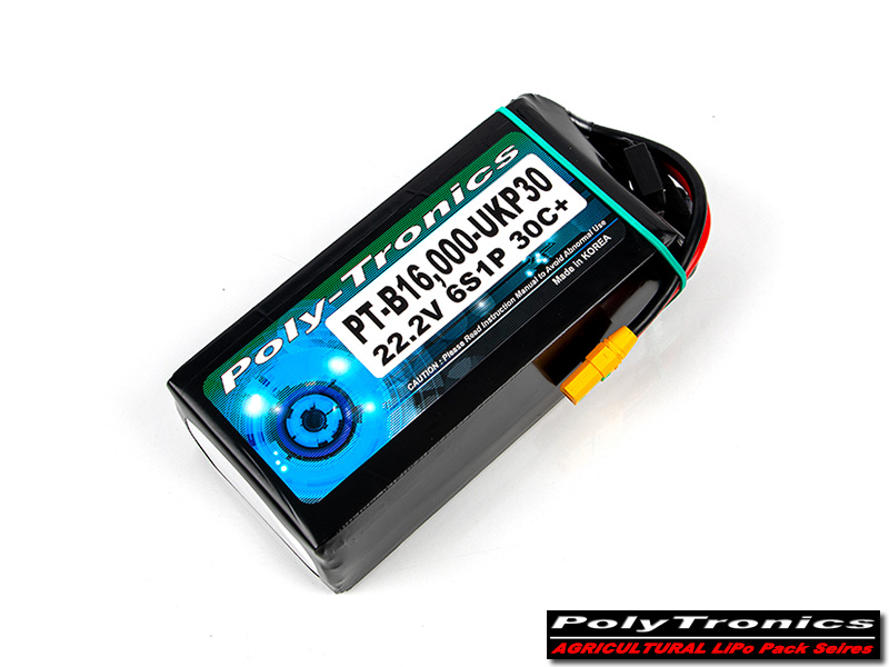 [���ܼ�] PT-B16K-UKP30-6S PT-B16000-UKP30 (22.2V, 6S1P, 30C+/D.C/XT90S) ��Ƭ������ ���͸� - XT90 ��Ƽ����ũ