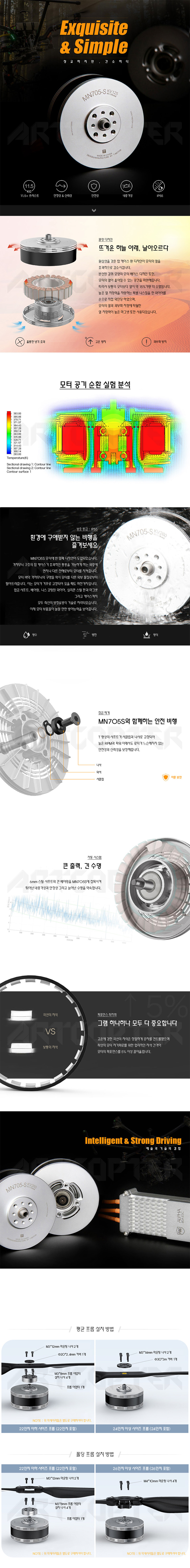 [ܼ] P00000QV [T-MOTOR] Ƽ MN705S 125KV 귯  2 Ʈ