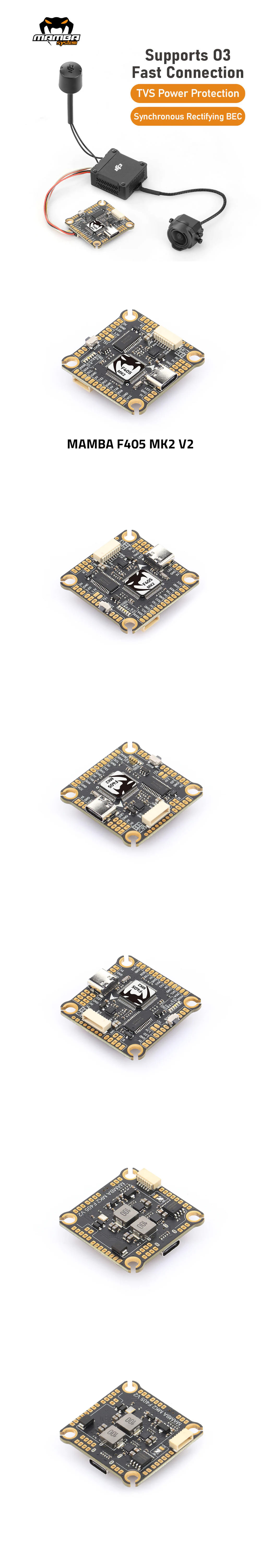 ¾Ë¾¾¹ðÅ© MAMBA F405 MK2 V2 ÇöóÀÌÆ® ÄÁÆ®·Ñ·¯ (MPU6000) µå·ÐÃ౸¿ë 1