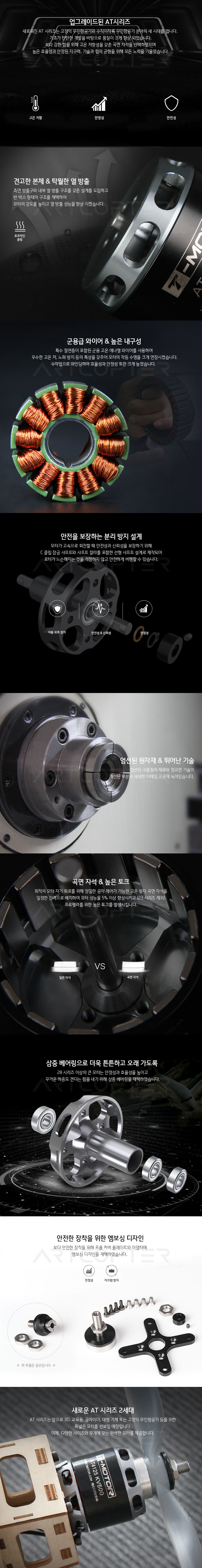 �˾���ũ  [T-MOTOR] AT4120 250KV �귯������ ���� - �ջ���Ʈ Ÿ�� 2