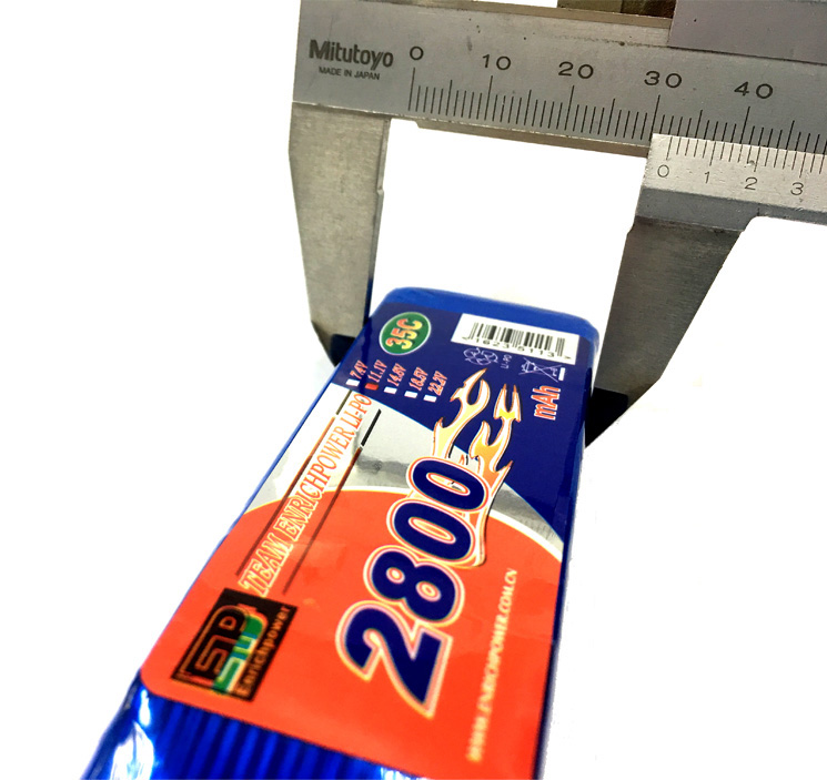 [�˾���ũ]  [EP Power] 11.1V 2800mah 55C ��Ƭ������ ���͸� - EC3�� 2