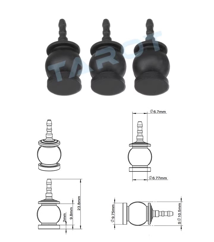 �˾���ũ TL10A04 [TR] Super Soft Gimbal Liquid Damper Rubber (Small Size/3P) 1