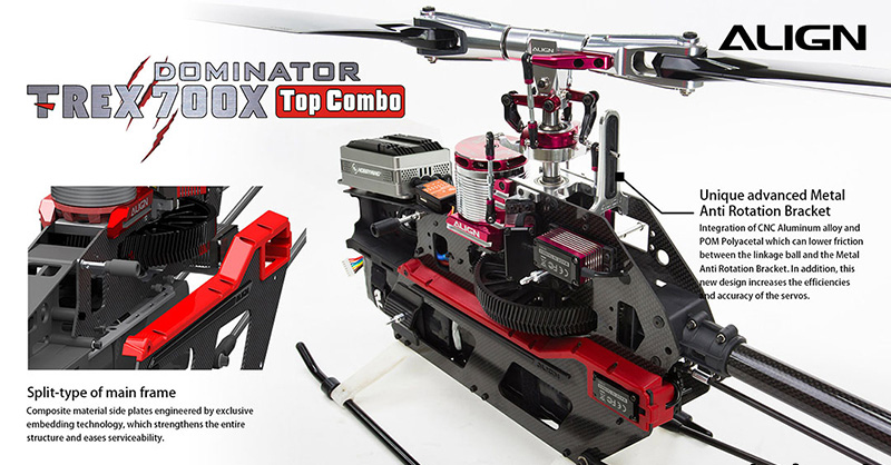 [�˾���ũ] RH70E35XW [ALIGN] T-Rex700X Dominator TOP Combo 13