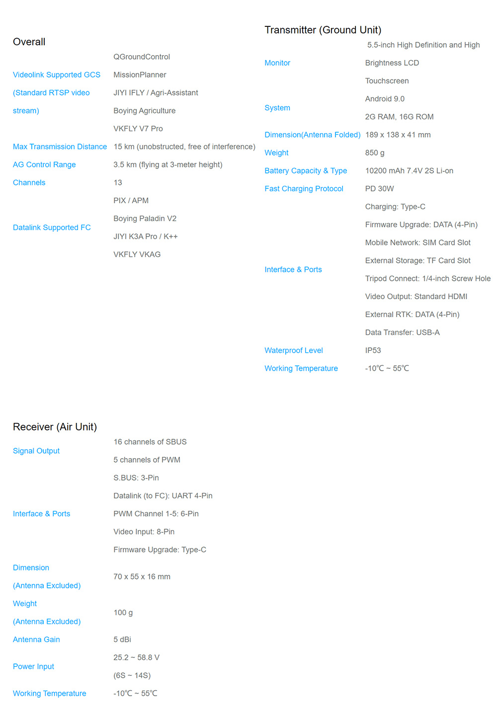 �˾���ũ <font size=4 color=red>ī�޶�����</font> [SIYI] MK15 ������ HD ���� �ۼ��űⰡ ����� ������ ��Ʈ, �Ƚ�ȣũ(Qground Control) ���� - ī�޶� ���� 8
