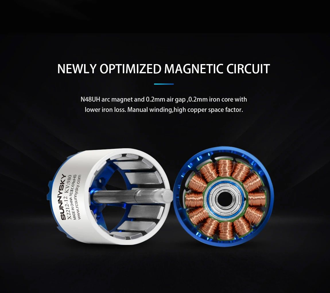 �˾���ũ X221298-3 [SUNNYSKY] X2212 980KV III Outrunner Brushless Motor 6