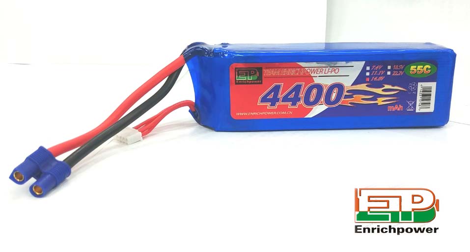 �˾���ũ 4400-4S-55C [EP POWER] 14.8V 4400mAh 55C ��Ƭ������ ���͸� - EC3 1