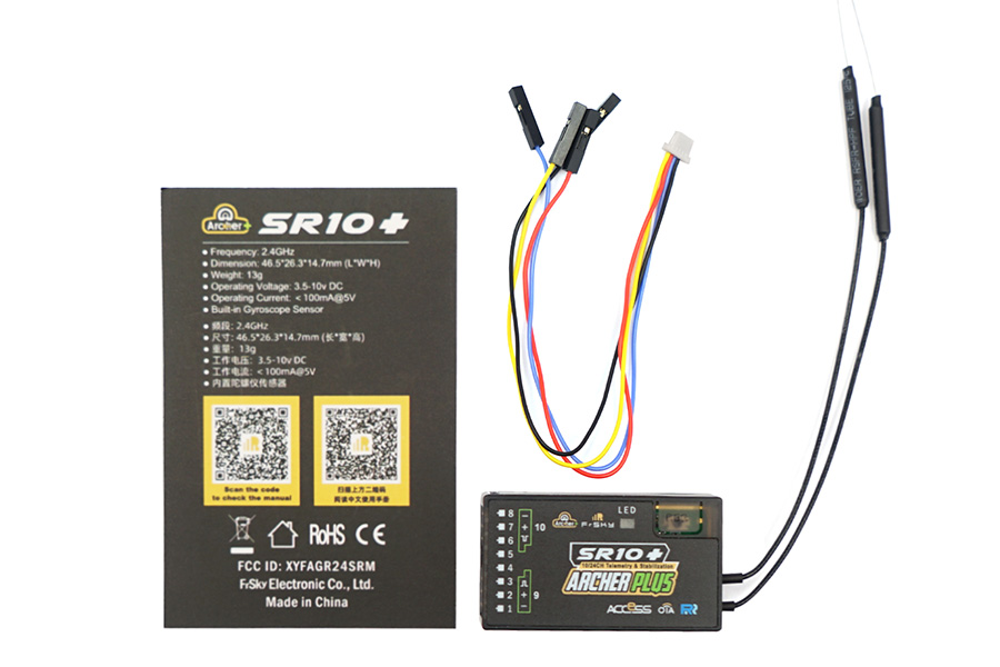 �˾���ũ 03020109 [FrSky] ARCHER PLUS SR10 PLUS 10ä�� PWM ACCESS, ACCST D16 ���ű� (OTA ����, ���̷� ����) 4