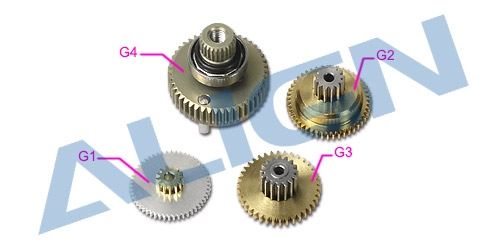 �˾���ũ HSP75001T [ALIGN] BL750H Servo Gear Set 1