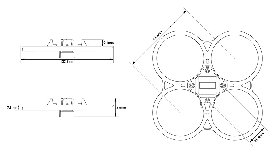 �˾���ũ  ��Ʈ ���� (BETAFPV Pavo20 PRO ll, DJI O4 PRO)