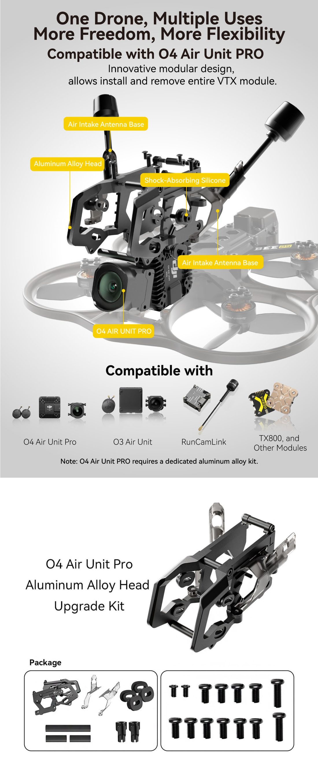 �˾���ũ  [SpeedyBee] Bee25 O4 Air Unit PRO Upgrade Kit 1