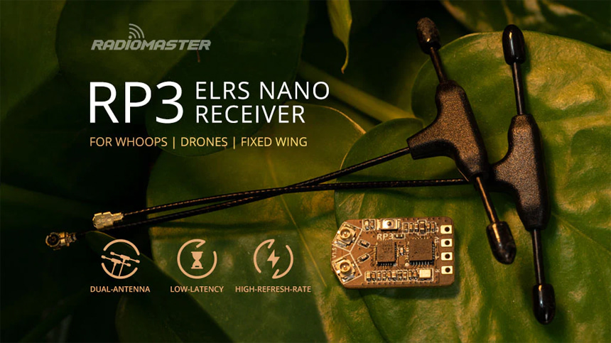 ¾Ë¾¾¹ðÅ© ¶óµð¿À¸¶½ºÅÍ RP3 V2 ELRS 2.4GHz ³ª³ë ¼ö½Å±â 1