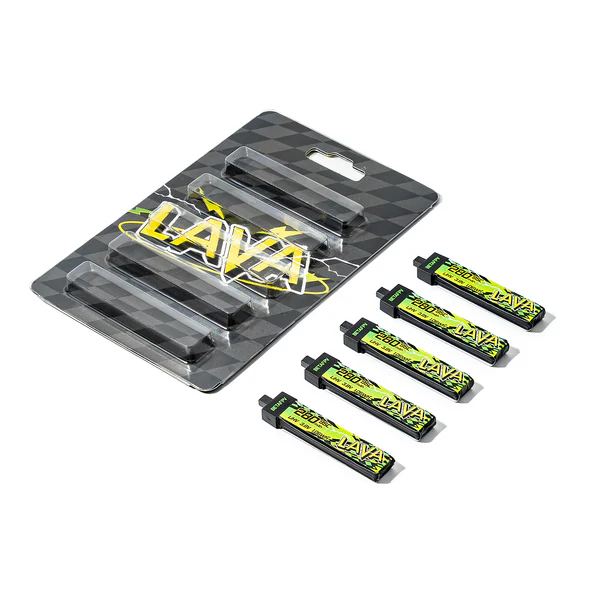 �˾���ũ  [BETAFPV] LAVA 1�� 3.8V 320mAh 95C LiHV ��Ƭ������ ���͸� (5��) 5