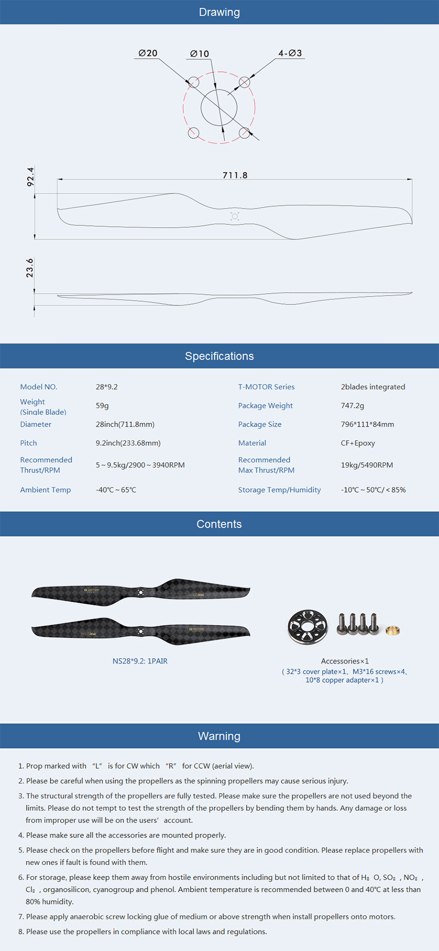 �˾���ũ  [T-MOTOR] NS28x9.2 �ʰ淮 ī�� �����緯 2