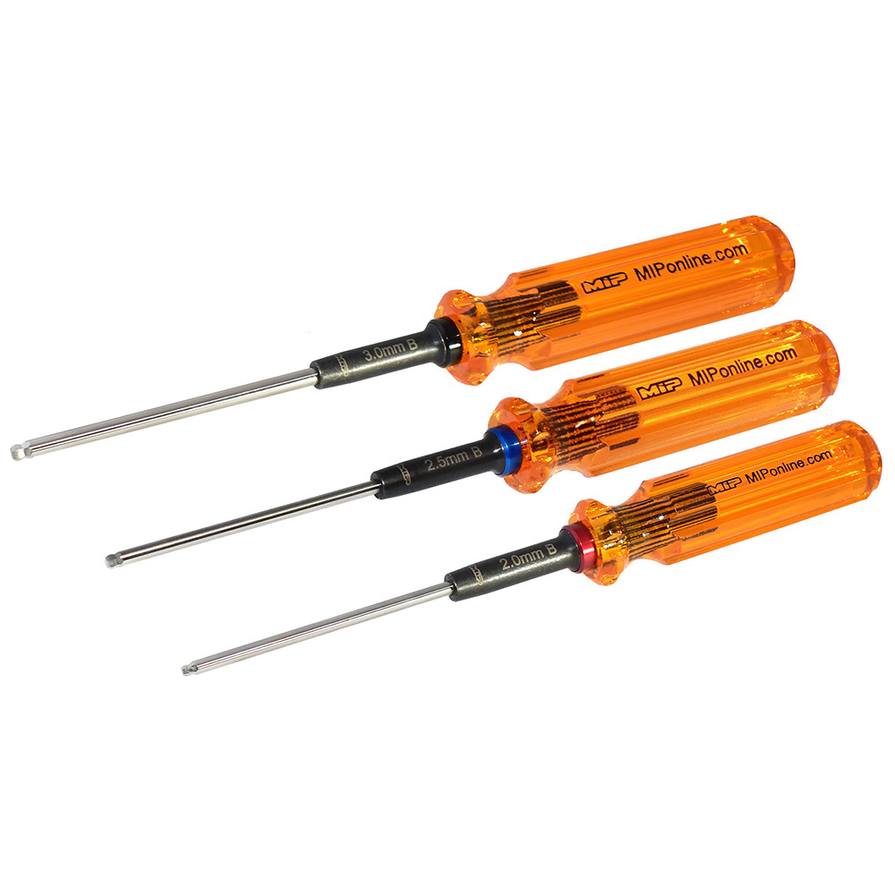 [�˾���ũ] 9606 [MIP] 9606 - ���� ����̹� Ball Wrench ��Ʈ Gen 2, Metric (3), 2.0mm, 2.5mm, & 3.0mm 1