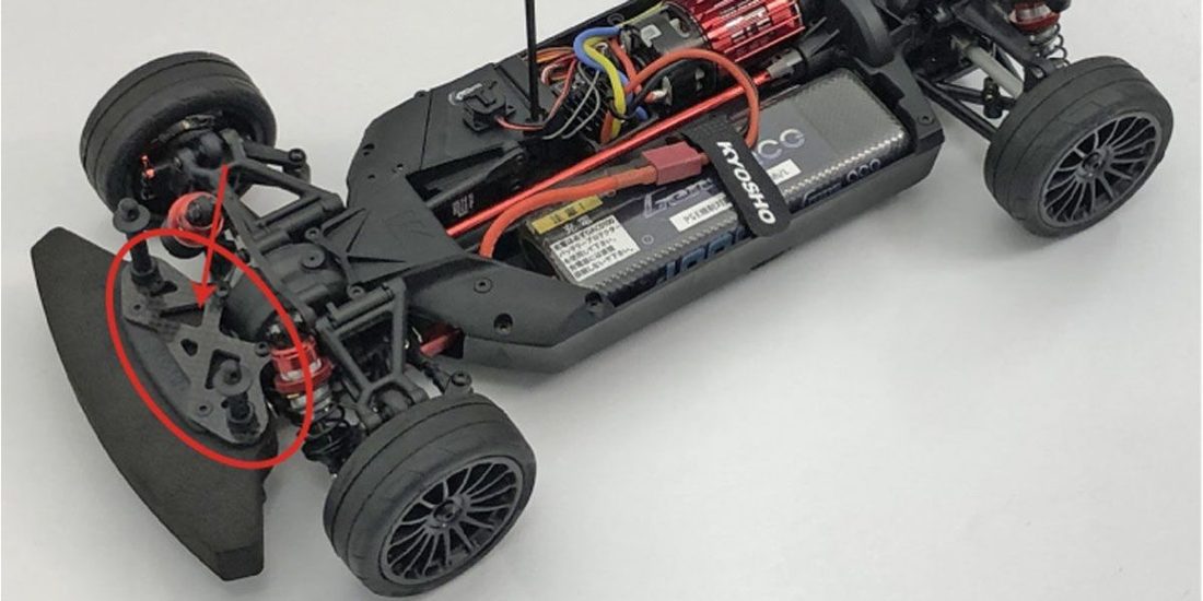 �˾���ũ KYFAW226 [KYOSHO] TC Carbon Bumper Support(FAZER MK2) 2