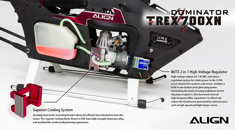 [˾ũ] RH70N11XW [ALIGN] T-Rex700XN Nitro Combo 14