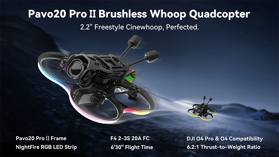 ¾Ë¾¾¹ðÅ© BETAFPV Pavo20 PRO ll ¹ÝÁ¶¸³¹öÀü(ELRS, DJI O4 )