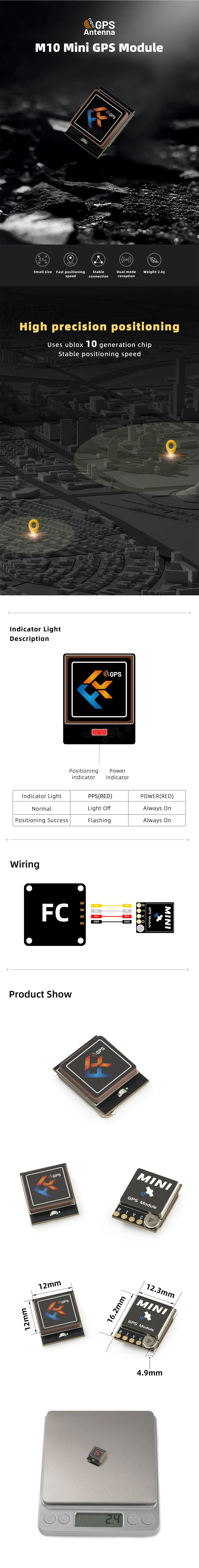 ¾Ë¾¾¹ðÅ© FlyFishRC M10 Mini GPS Module 1