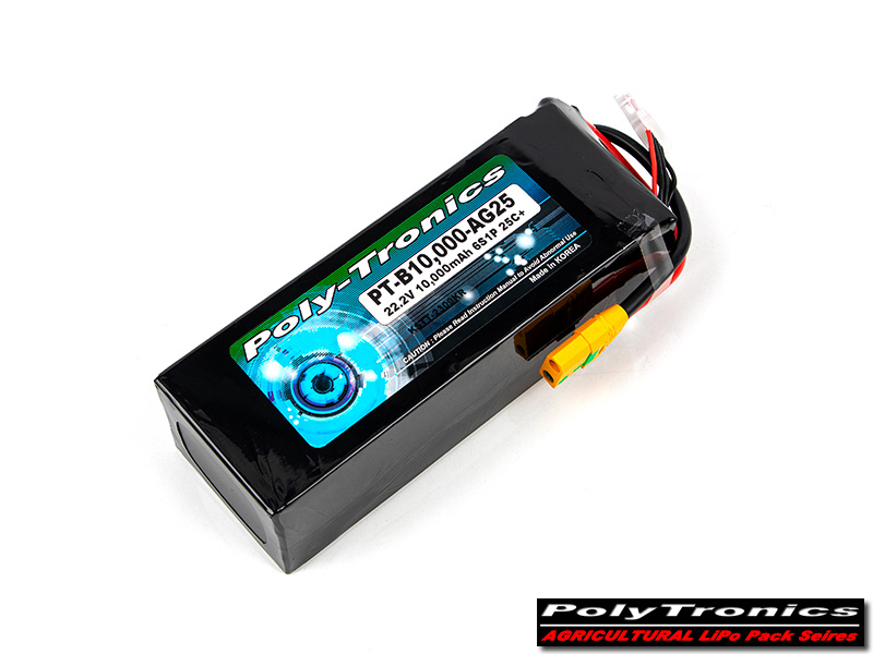 [�˾���ũ] PT-B10K-AG25-6S PT-B10000-AG25 (22.2V, 6S1P, 25C+) ��Ƭ������ ���͸� - XT90 ��Ƽ����ũ 2