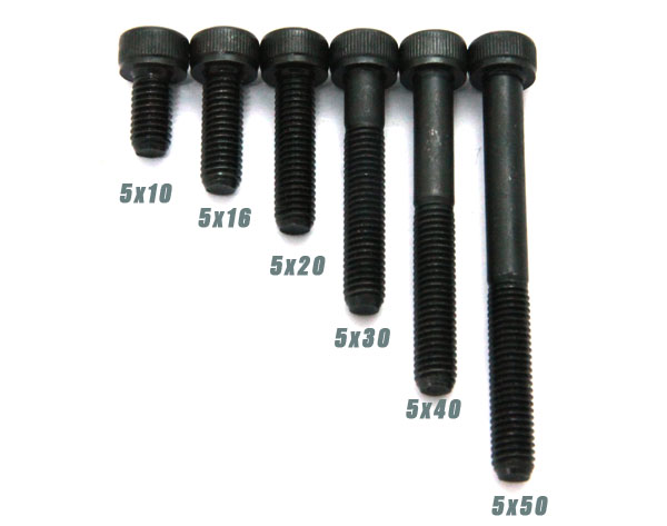 �˾���ũ M5x30 M5 x 30mm Hex Wrench Bolt (4pcs) 1