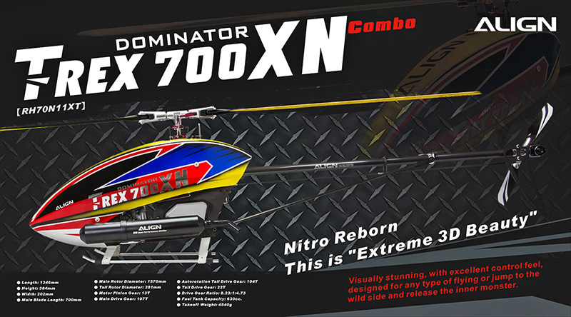 [˾ũ] RH70N11XW [ALIGN] T-Rex700XN Nitro Combo 2