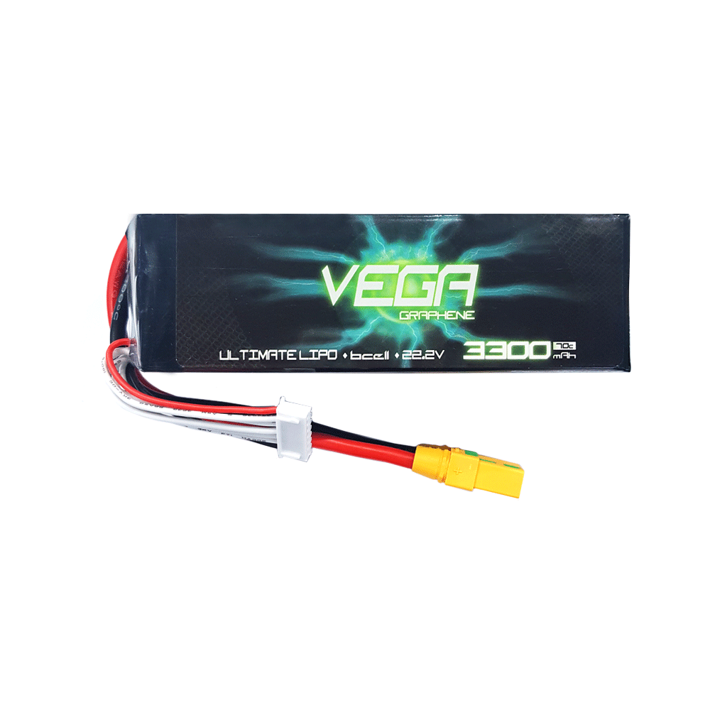 �˾���ũ  [VEGA] ���� �׷��� 6�� 22.2V 3300mAh 70C ��Ƭ������ ���͸� - XT90S ��Ƽ����ũ 2