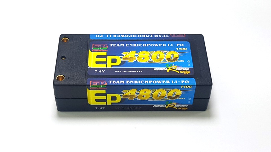 [�˾���ũ] 4800-2S-110C [EP POWER] 7.4V 4800mAh 110C ��Ƭ������ ���͸� ��Ƽ Ÿ�� - ���� 1