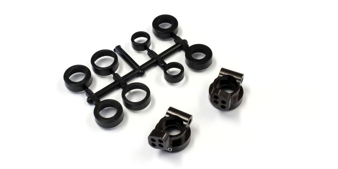 �˾���ũ KYUMW704-0 [KYOSHO] V2 Aluminum Rear Hub Set(0 Degree/RB6/ZX/RT/SC) 1