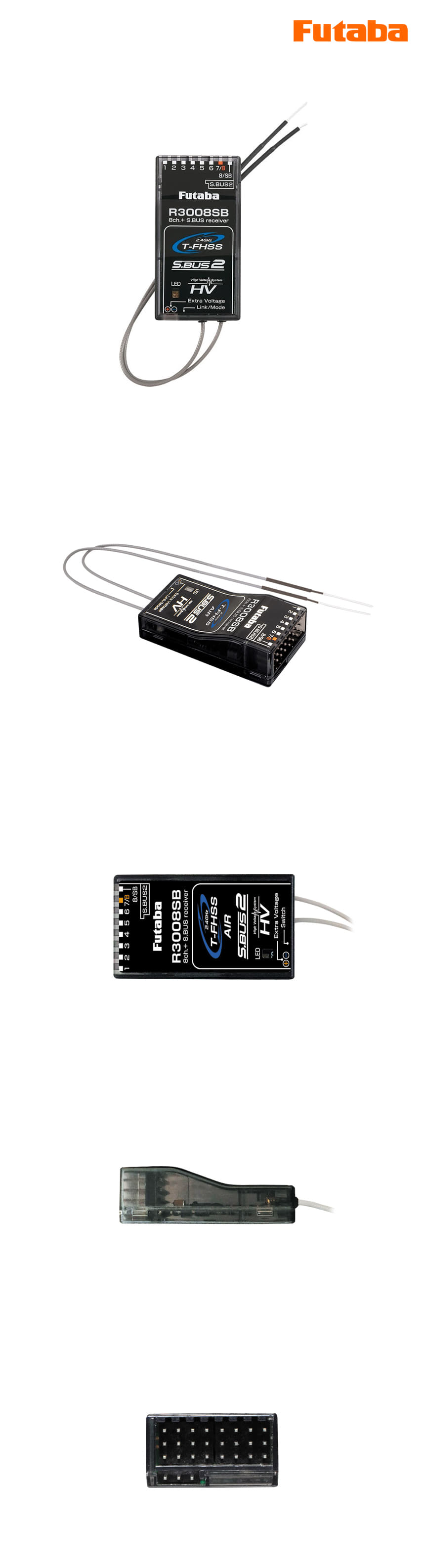 �˾���ũ FUT_R3008SB [FUTABA] ��Ÿ�� R3008SB 8ä�� S.BUS ���ű� (2.4GHz / T-FHSS) 1