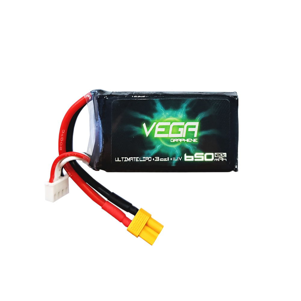 �˾���ũ  [VEGA] ���� �׷��� 11.1V 650mAh 120C ��Ƭ������ ���͸� - XT30 2