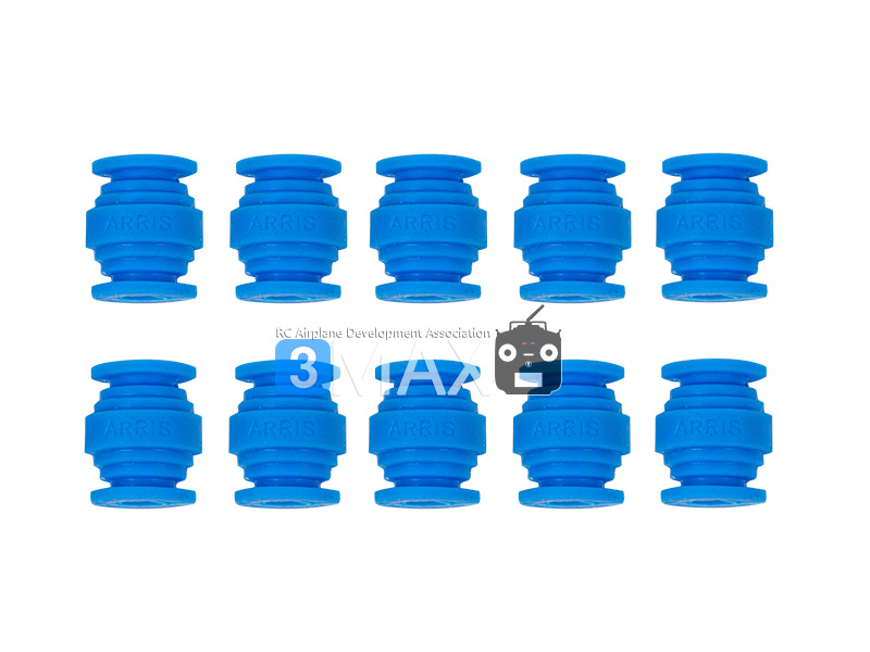 [˾ũ] SREA-113BL [ARRIS] Gimbal Damper Rubber(Medium Type/40HA/10pcs/Blue) 1