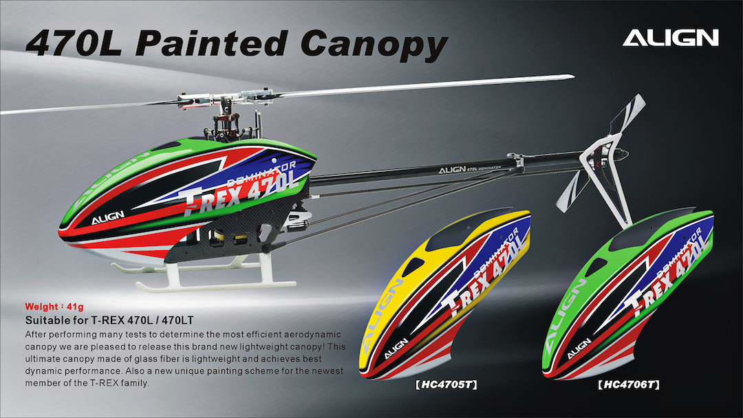 �˾���ũ HC4706T [ALIGN] T-Rex470L/LT Painted Canopy 1