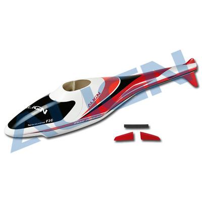 [�˾���ũ] HF2502 [Align] F3C Fuselage for T-Rex250(Orange/Red)
