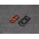 [TR] T-Rex250 DFC Metal Battery Mount Plate Set(Orange)